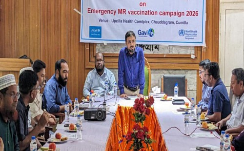 চৌদ্দগ্রামে হামের টিকা পাবে ৭১,৮৬৪ শিশু  ক্যাম্পেইন চলবে ২০ এপ্রিল থেকে ১০ মে পর্যন্ত