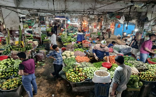 ফেনী বড় বাজারে কমেছে লেবু, কাঁচা মরিচ ও শশার দাম