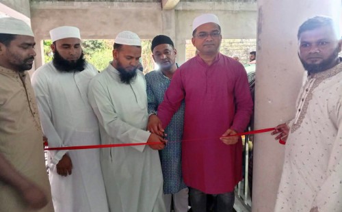 হাজী বজলের রহমান জামে মসজিদের দ্বিতল ভবনের উদ্বোধন