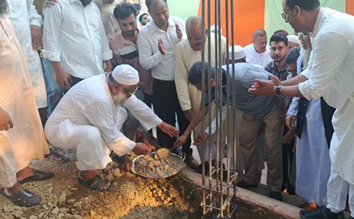 চাঁদগাজী ভূঁঞা জামে মসজিদের নতুন ভবন’র ভিত্তি প্রস্তর স্থাপন