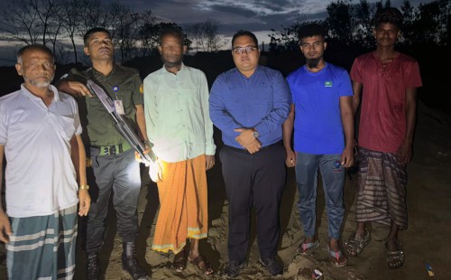 দেড় লক্ষ টাকা জরিমানা  সোনাগাজীতে অবৈধ বালু পরিবহনের বিরুদ্ধে অভিযান