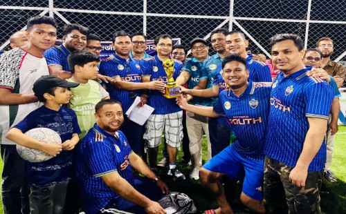 সোনাগাজী সমিতি ঢাকা আয়োজিত ফুটবল টুর্ণামেন্ট ২০২৬ এর চ্যাম্পিয়ন সোনাগাজী উত্তর (ইউনিয়ন ১,২,৩)