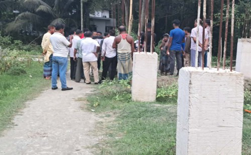 বিডিইআরএম’র ঘটনাস্থল পরিদর্শন   সোনাগাজীতে শত বছরের চলাচলের পথ দখল চেষ্টা