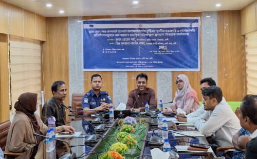 ফেনী সদরে গ্রাম আদালত বিষয়ক কর্মশালা  কম সময়ে আইনী প্রতিকারের জন্য গ্রাম আদালতের বিকল্প নেই