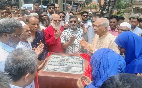 ফেনী সদরে ২ শিক্ষা প্রতিষ্ঠানের নতুন ভবন’র ভিত্তিপ্রস্তর
