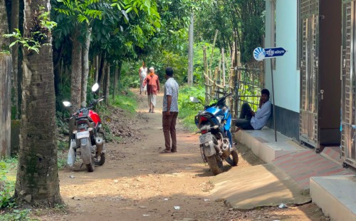 লেমুয়া কালু সওদাগর সড়কে জনসাধারণের ভোগান্তি!