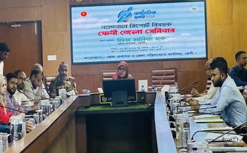জেলা পরিসংখ্যান বিভাগের আয়োজনে  ফেনীতে অর্থনৈতিক শুমারি বিষয়ক সেমিনার