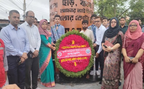 ফেনীতে নানা আয়োজনে জুলাই গণঅভ্যূত্থান দিবস পালিত ‘আমাদের সংবর্ধনার দরকার নাই  আমাদের সন্তানদের স্বপ্ন বাস্তবায়ন করুন’  -শহীদ শ্রাবনের বাবা নেছার উদ্দিন